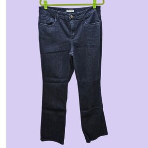 Coldwater Creek Womens Jeans Dark Wash Bootcut Stretch Cotton Blend Size 14